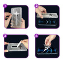 ShieldPro - Película de Vidro Com Cobertura Total e Tecnologia de Auto Aplicação Sem Bolhas