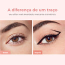 StampLiner - Caneta Carimbo Delineadora Que Faz o Gatinho Perfeito e Igual Nos Dois Olhos (Oferta Exclusiva)