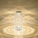 Luxuosa Luminária Com Projeção 3D De Rosa Touch